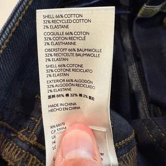 Pilcro Anthropologie The Icon Denim Jeans Womens 29 Blue High Rise Patch Pockets - Picture 10 of 10